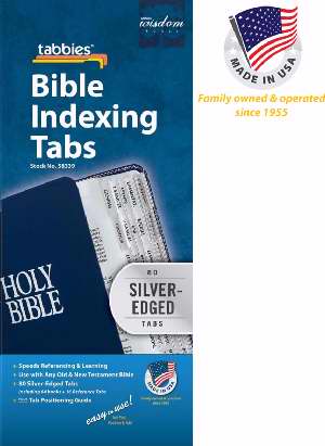 Bible Tab: Standard O&N Testament Silver - Tabbies